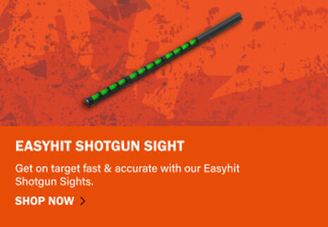 EasyHit Shotgun Sight on orange background