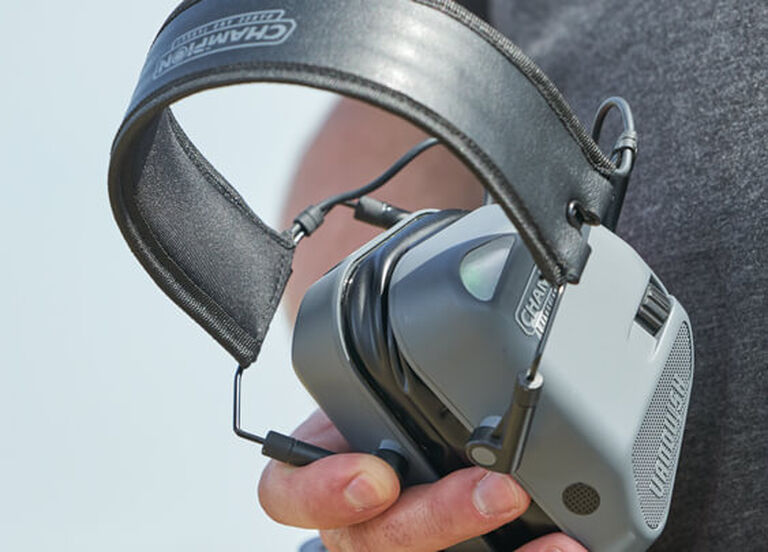 Holiday Savings Close-up detail of Champion Ear Muffs