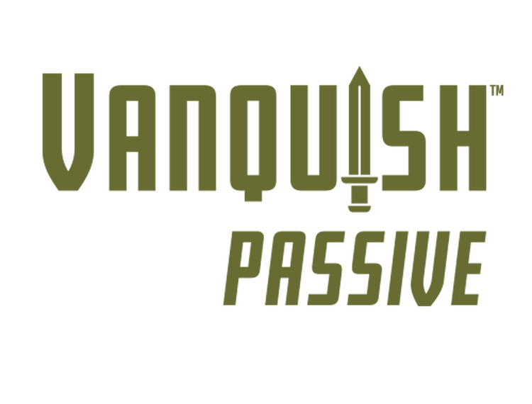Vanquish Passive logo on transparent background
