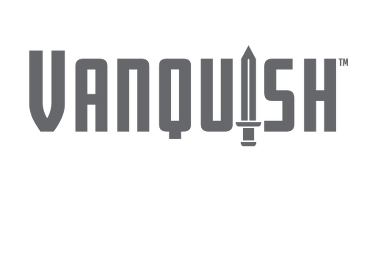 Vanquish logo on transparent background