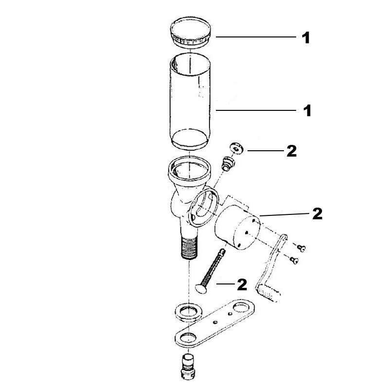 Uniflow Powder Measure II Parts