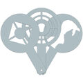 Steel Target Painting Stencils, 3 Pack Steel Target Painting Stencils, 3 Pack