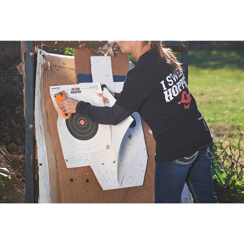Score Keeper&reg; Fluorescent Orange &amp; Black Bull Targets