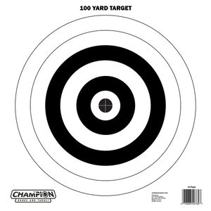 100 yd. Single Bull 100 Pack Targets 100 yd. Single Bull 100 Pack Targets