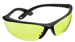 Black and Yellow Ballistic Shooting Glasses - Open Frame