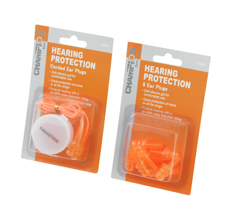 Buy Silicone Gel Ear Plugs with Case and More Champion Target