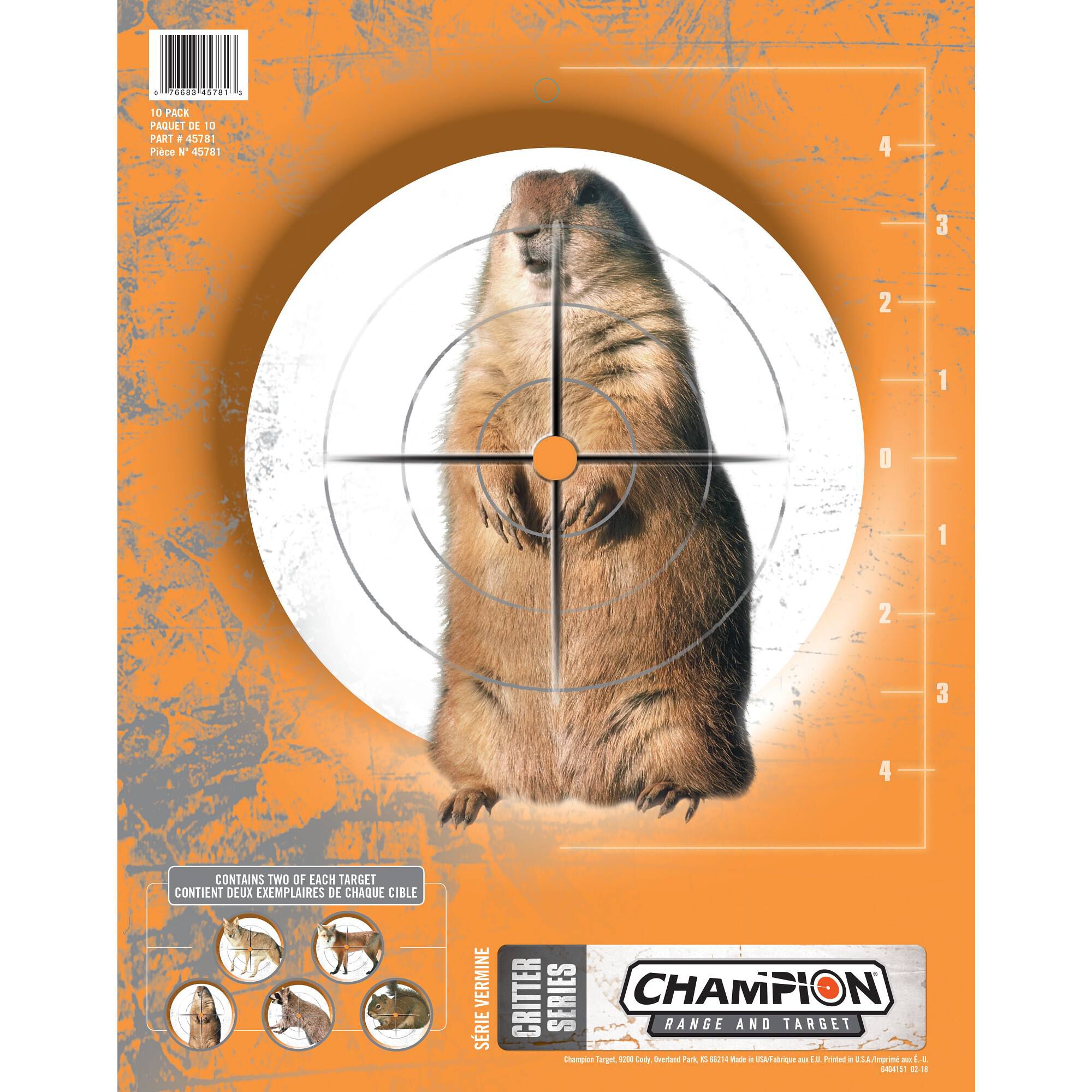Critter Series Paper Targets | Champion Target