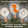 Steel Target Painting Stencils, 3 Pack