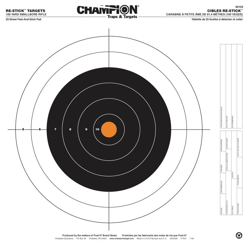 Buy Re-Stick™ Target 100yd Bore and More | Champion