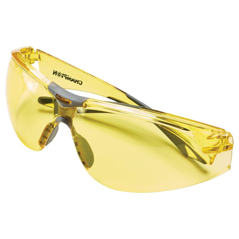 Amber Ballistic Shooting Glasses - Open Frame