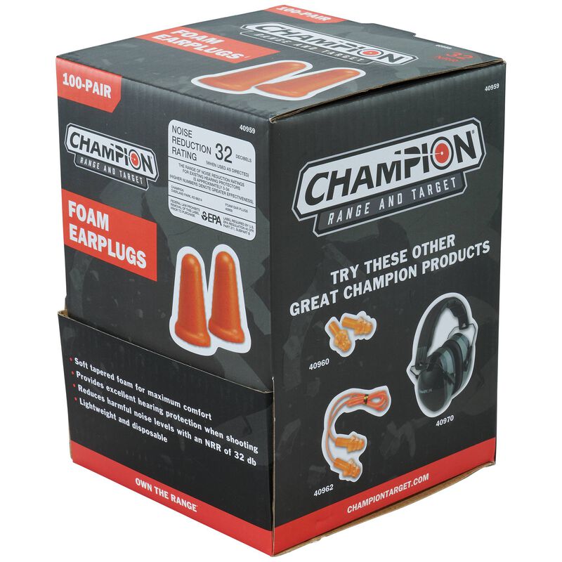 100 Foam Ear Plugs