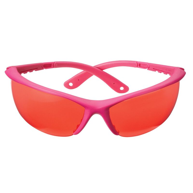 Pink and Rose Ballistic Shooting Glasses - Open Frame