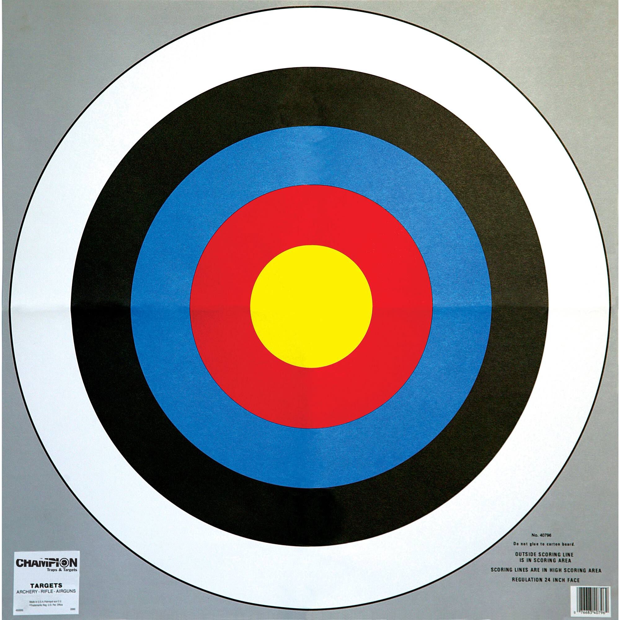 Paper shop archery targets