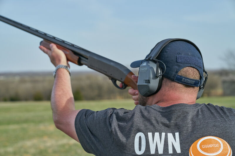 Vanquish Electronic Ear Muffs for Shooting Champion Target