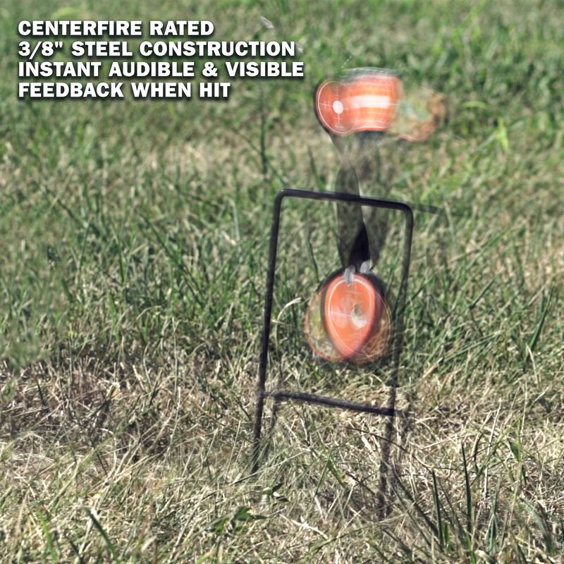 Centerfire Double Gong Spinner Target