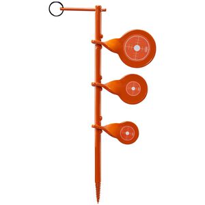 Rimfire Screw-In Triple Gong Spinner Target Rimfire Screw-In Triple Gong Spinner Target