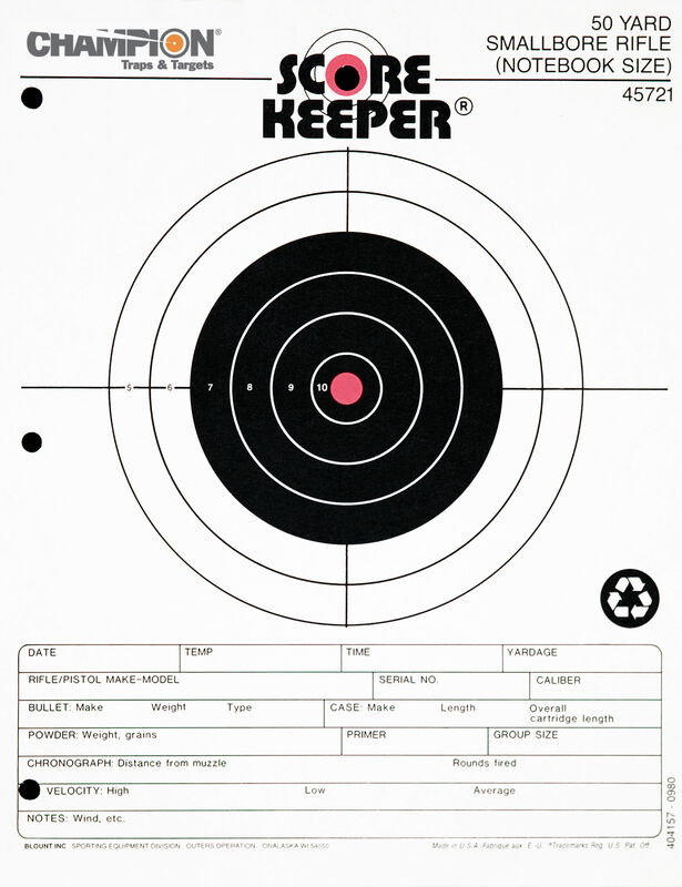 Score Keeper&reg; Fluorescent Orange &amp; Black Bull Targets