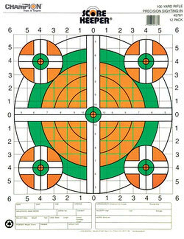 Score Keeper® Sight-In Targets Score Keeper® Sight-In Targets