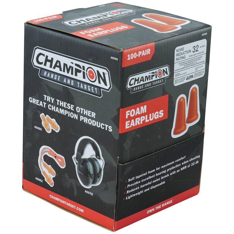 100 Foam Ear Plugs