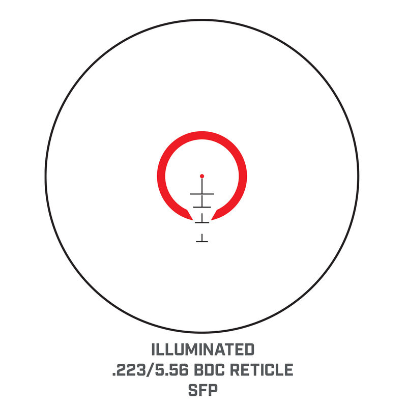 AR Optics® 1-6x24 Illuminated Riflescope