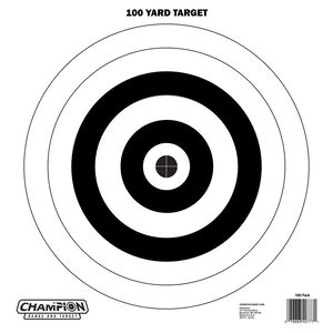 100 yd. Single Bull 100 Pack Targets 100 yd. Single Bull 100 Pack Targets