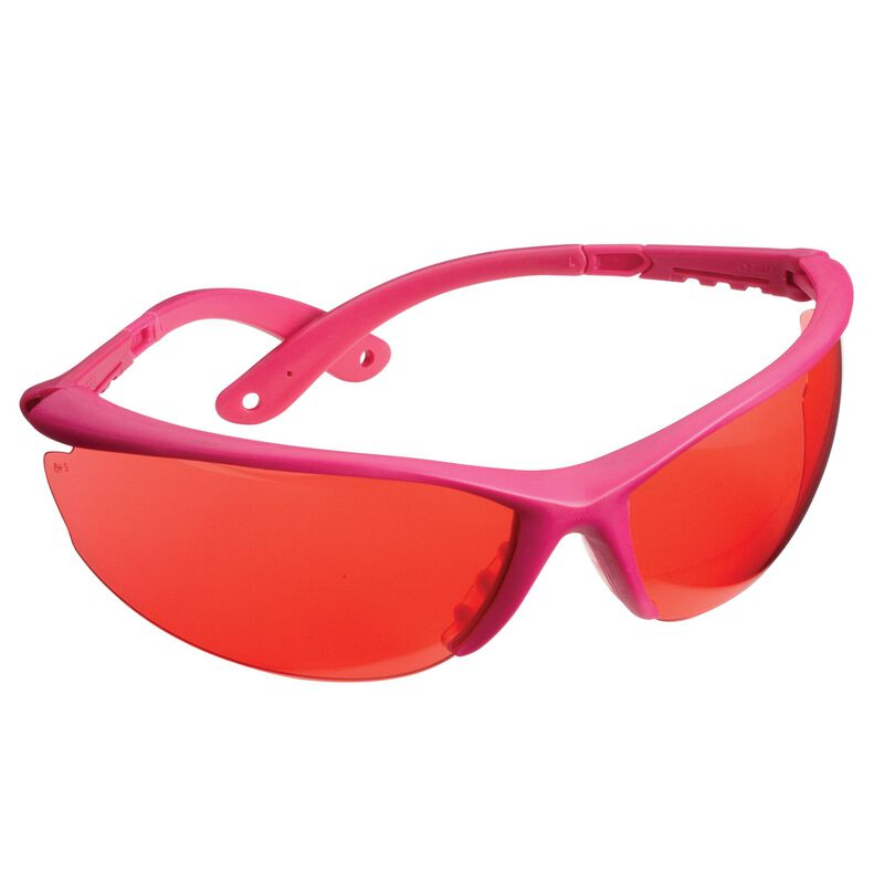 Pink and Rose Ballistic Shooting Glasses - Open Frame