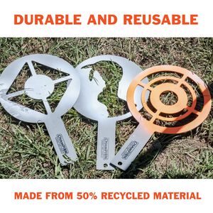 Steel Target Painting Stencils, 3 Pack Steel Target Painting Stencils, 3 Pack