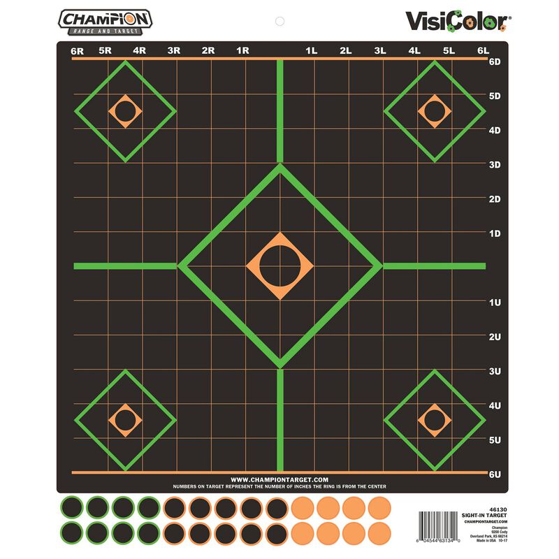Adhesive VisiColor® Targets